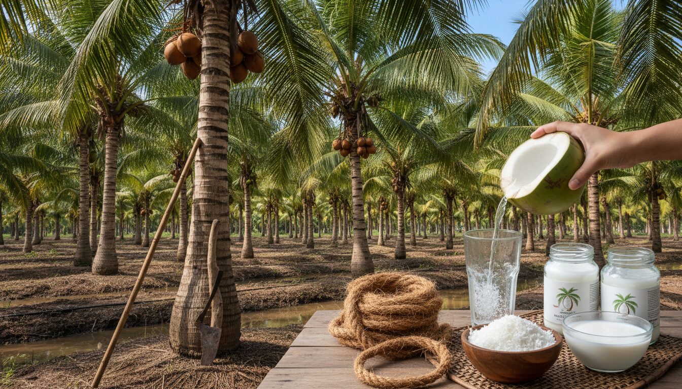 découvrez tout sur le cocotier : conseils de culture, entretien, et nombreuses utilisations de ce palmier tropical incontournable.