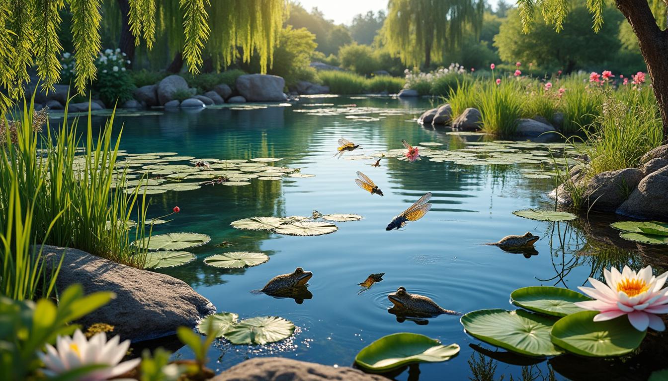 découvrez comment entretenir une mare pour favoriser la biodiversité en apprenant les meilleures pratiques d'entretien écologique et durable.