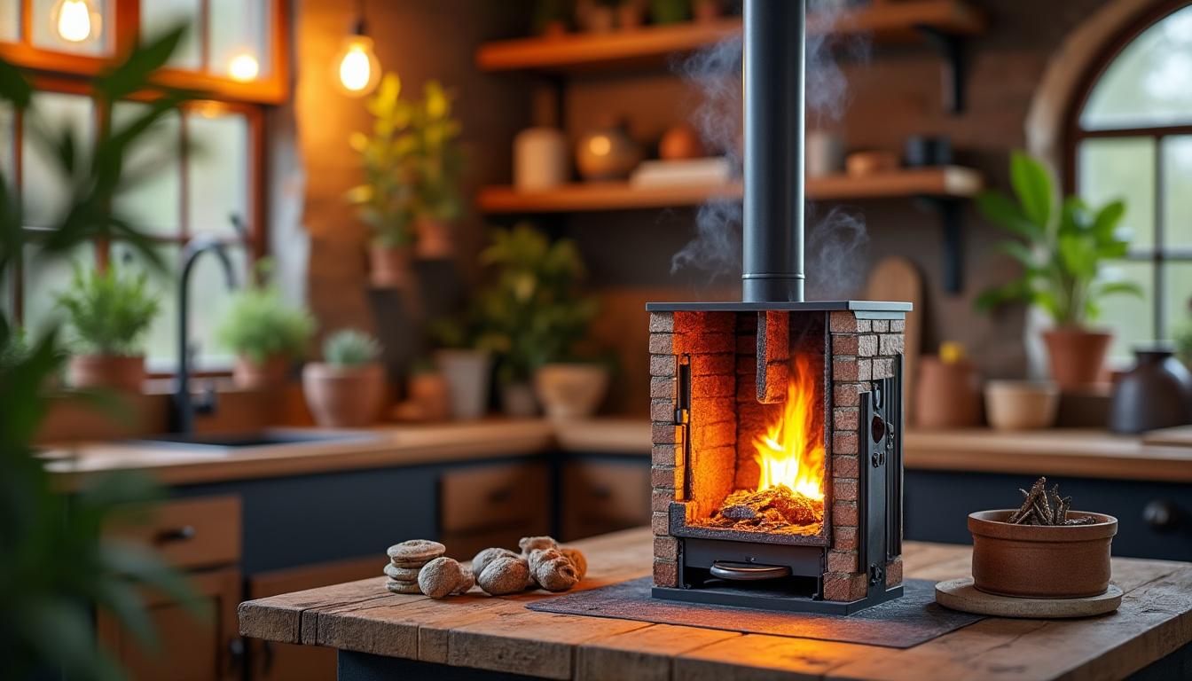 découvrez le fonctionnement d'un rocket stove, un poêle de cuisson écologique et économique, et apprenez pourquoi l'adopter chez vous pour un chauffage efficace et respectueux de l'environnement.