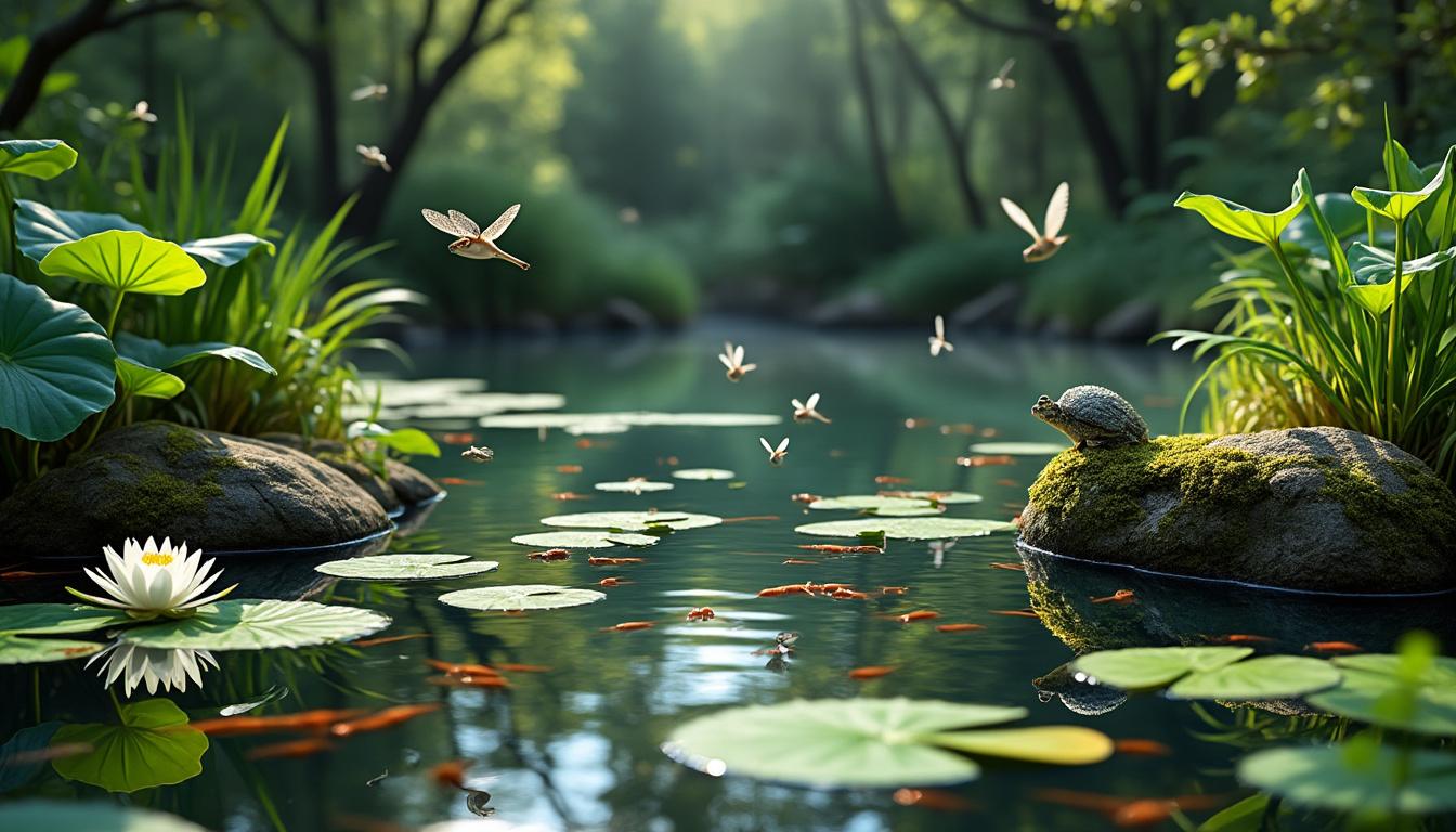 explorez les mystères d'une mare naturelle et découvrez son écosystème unique, ses habitants fascinants et son rôle essentiel dans la biodiversité.