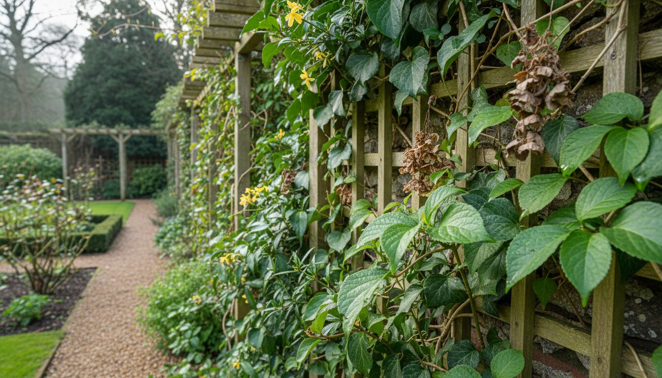 découvrez comment choisir et entretenir des plantes grimpantes persistantes pour embellir votre jardin toute l'année avec des alliées végétales durables et faciles à vivre.