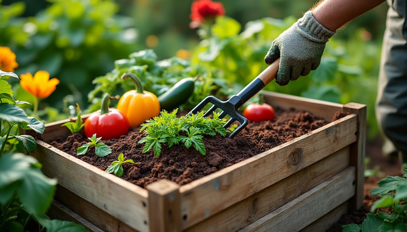 découvrez comment démarrer un compost efficace pour votre jardin et transformer vos déchets organiques en un précieux engrais naturel.